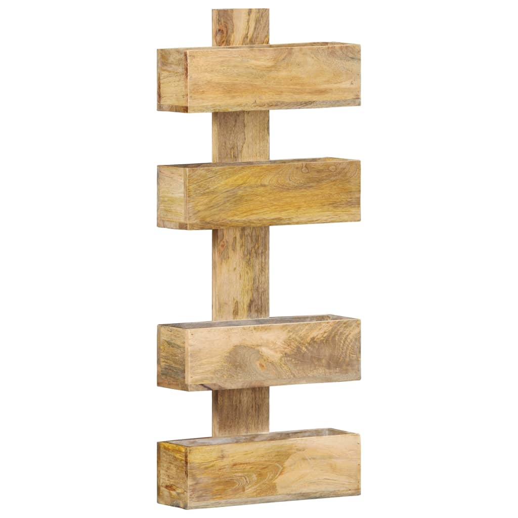 Nástenný Stojan Na Časopisy 30X11X72 Cm Mangovníkový Masív