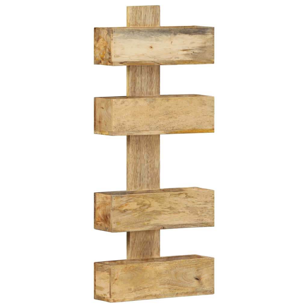 Nástenný Stojan Na Časopisy 30X11X72 Cm Mangovníkový Masív