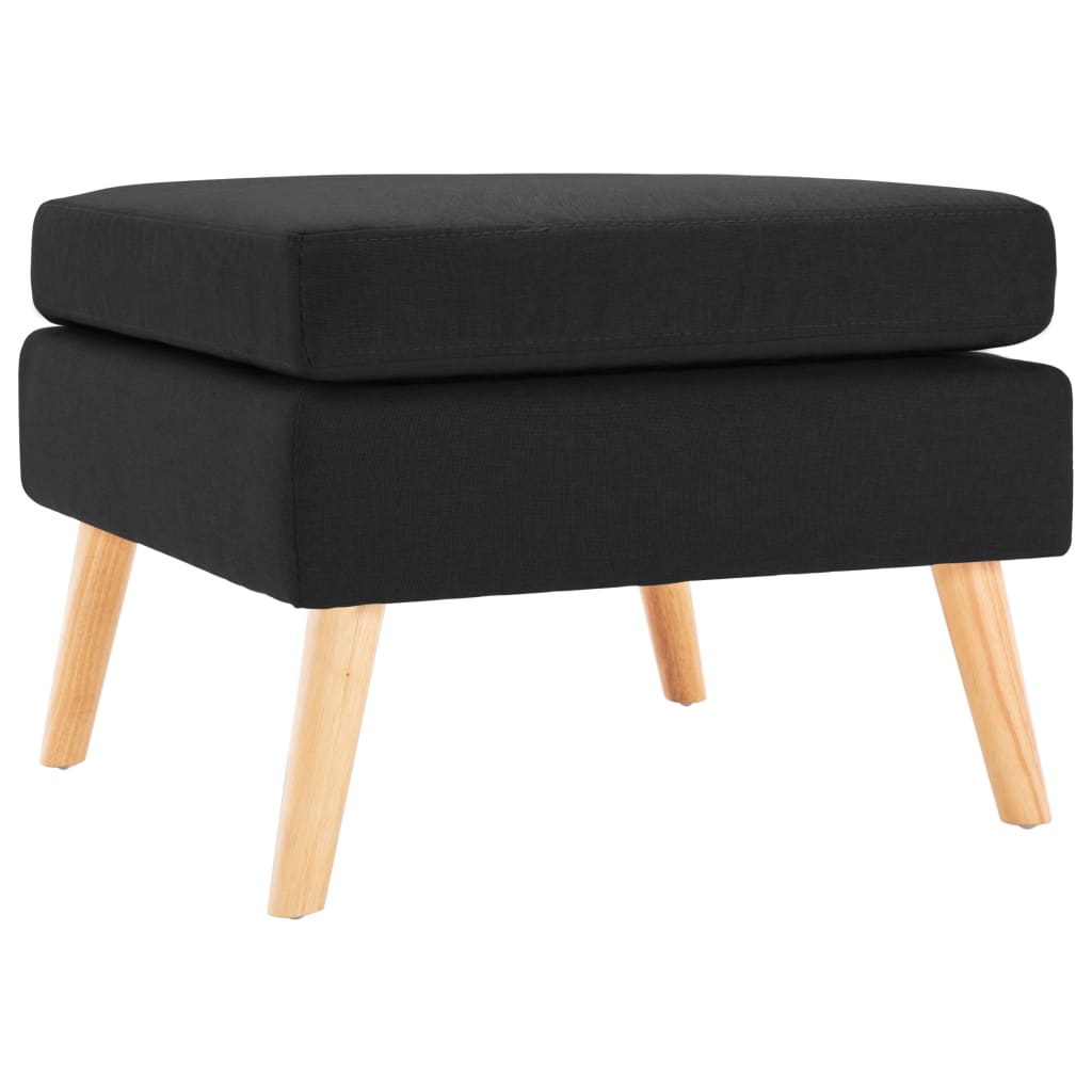 Podnožka Tmavosivá Látková