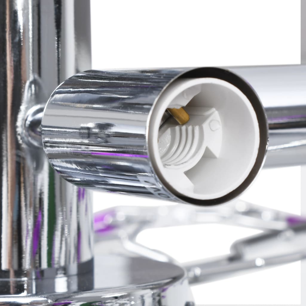 Stropná Lampa S Listovými Ramenami Akrylové Kryštály 5 Žiaroviek E14