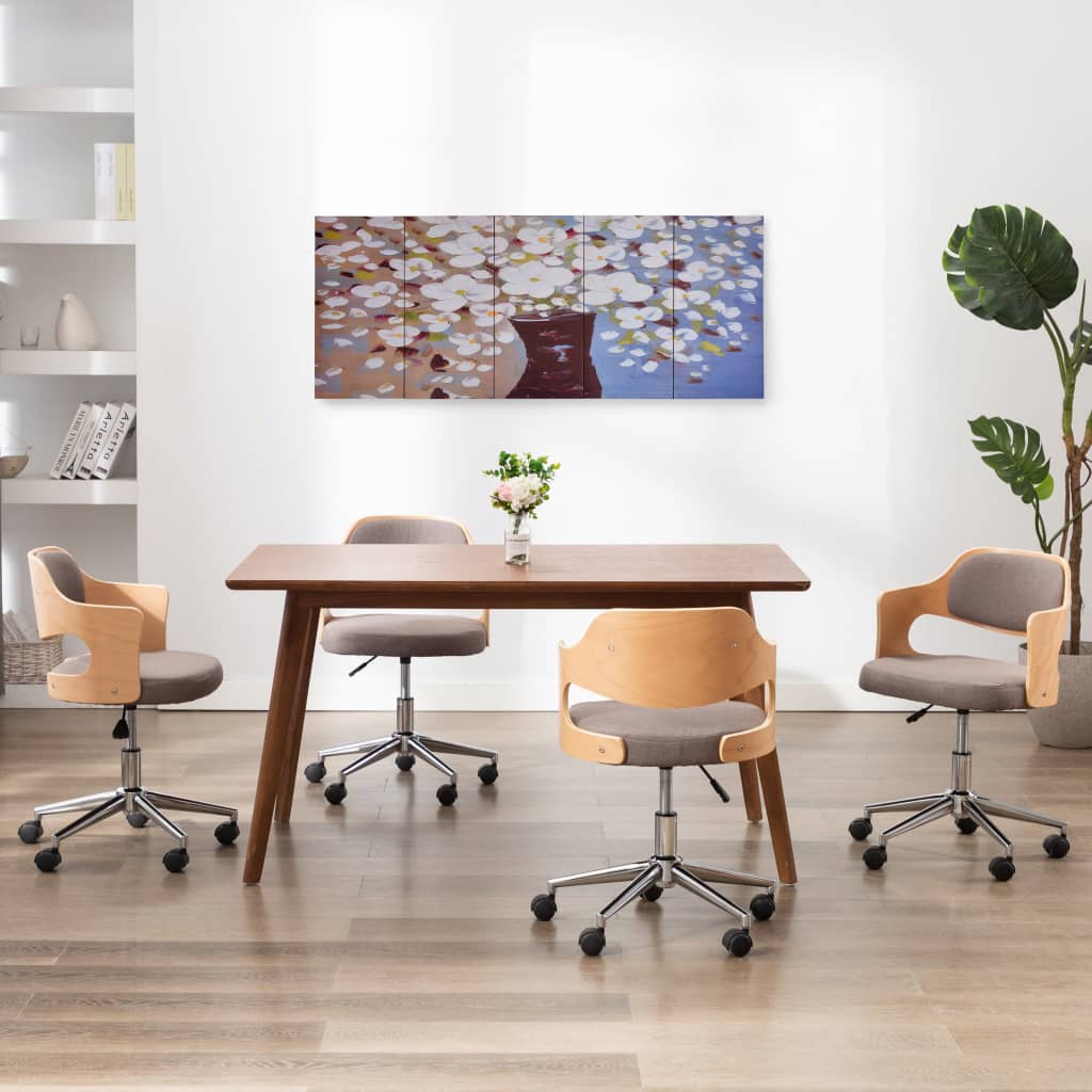 Sada Nástenných Obrazov Na Plátne Rôznofarebné