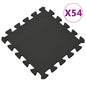 Podložka puzzle 54 ks 4,86㎡ EVA pena čierna