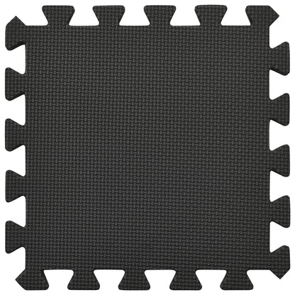 Podložka puzzle 54 ks 4,86㎡ EVA pena čierna