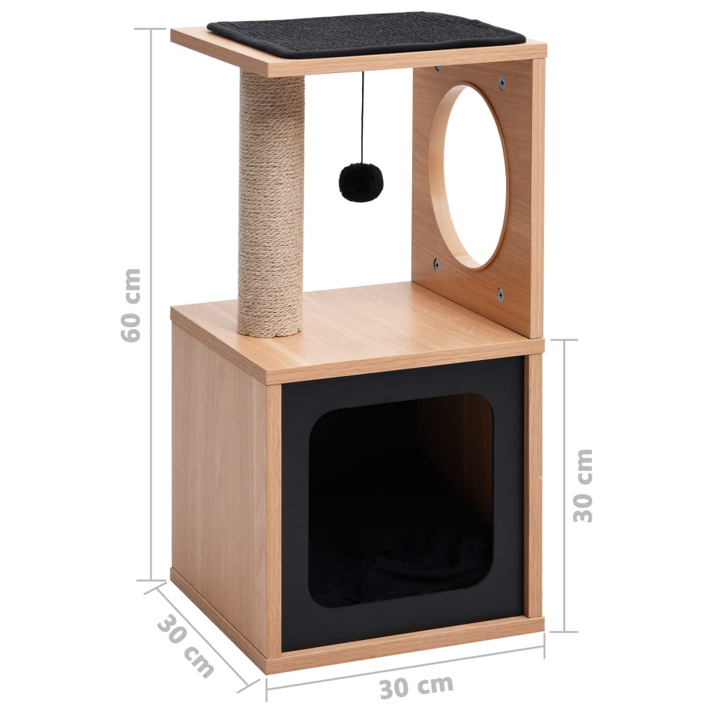 Škrabadlo pre mačky so sisalovou podložkou 60 cm