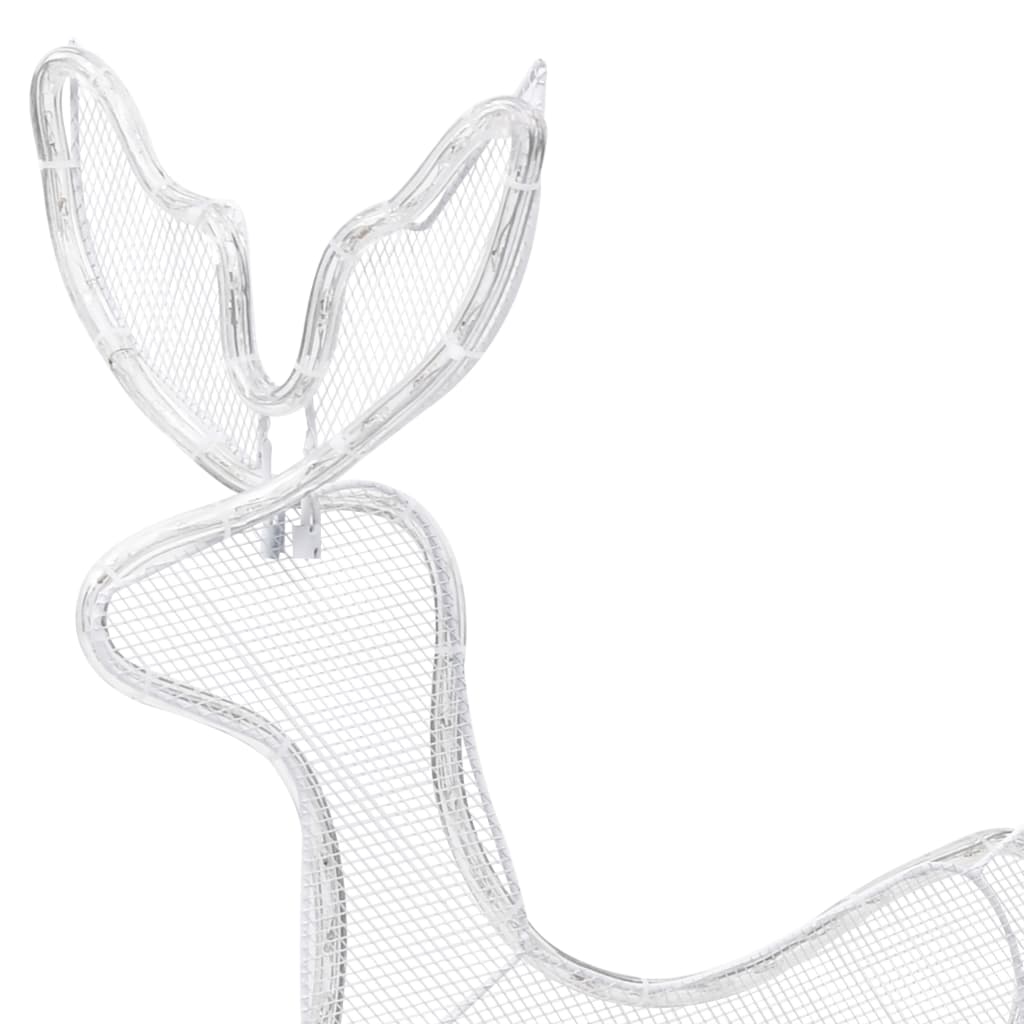 Vianočná Svetelná Dekorácia, 2 Soby A Sane So Sieťkou, 648 Led