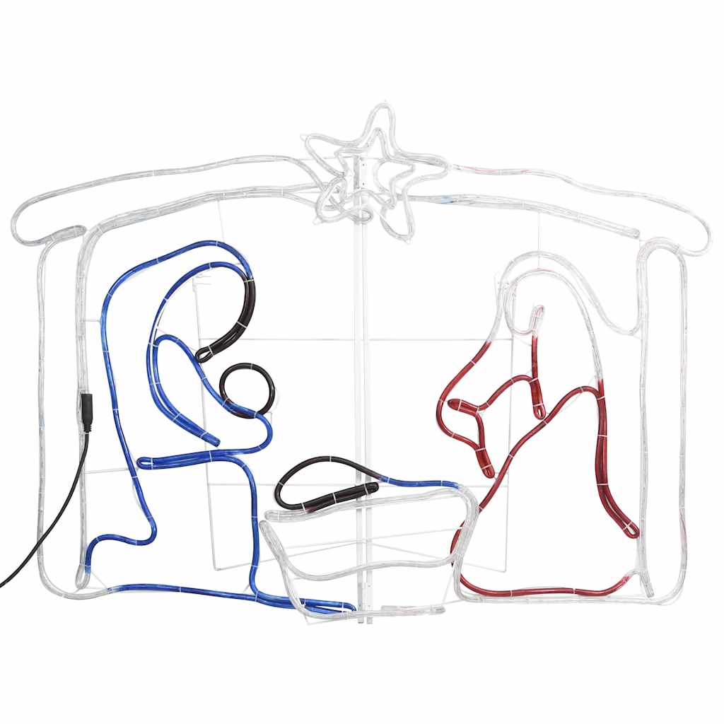 Betlehemská Vianočná Dekorácia 240 Led Diód 116X41X87 Cm