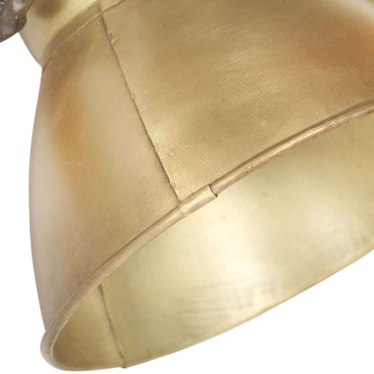Industriálna nástenná lampa mosadzná 65x25 cm E27