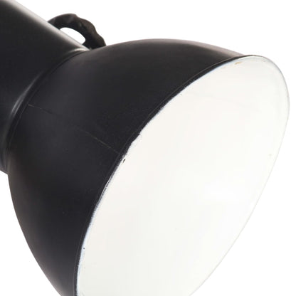 Industriálna nástenná lampa, čierna 90x25 cm E27