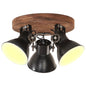 Industriálna stropná lampa 25 W, čierna 42x27 cm E27