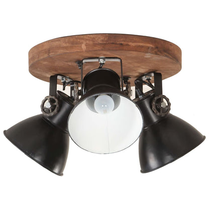 Industriálna stropná lampa 25 W, čierna 42x27 cm E27