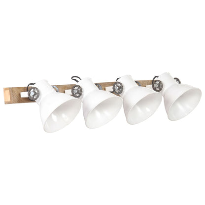 Industriálna nástenná lampa biela 90x25 cm E27