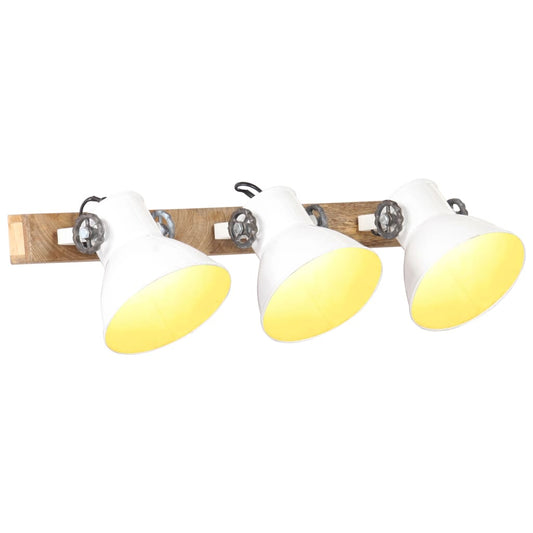 Industriálna nástenná lampa biela 65x25 cm E27