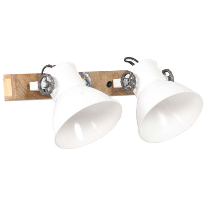 Industriálna nástenná lampa biela 45x25 cm E27