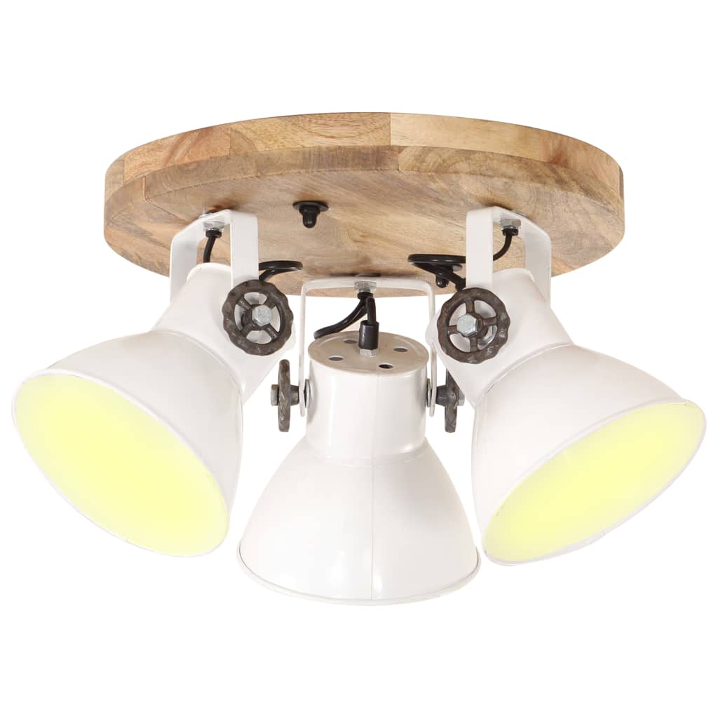 Industriálna stropná lampa 25 W, biela 42x27 cm E27