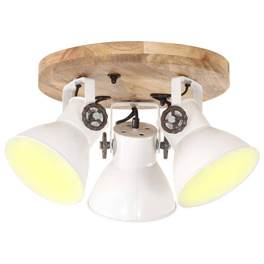 Industriálna stropná lampa 25 W, biela 42x27 cm E27