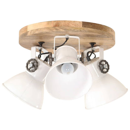 Industriálna stropná lampa 25 W, biela 42x27 cm E27