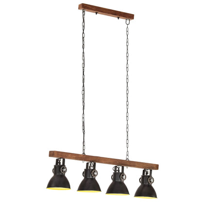 Industriálna stropová lampa čierna mangovník E27