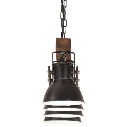 Industriálna stropová lampa čierna mangovník E27