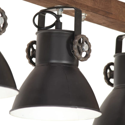 Industriálna stropová lampa čierna mangovník E27