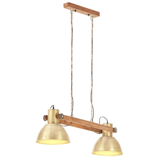 Industriálna závesná lampa 25 W mosadzná 109 cm E27