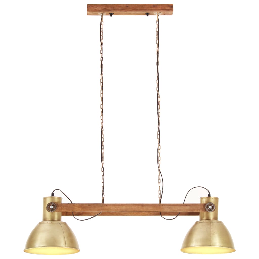 Industriálna závesná lampa 25 W mosadzná 109 cm E27