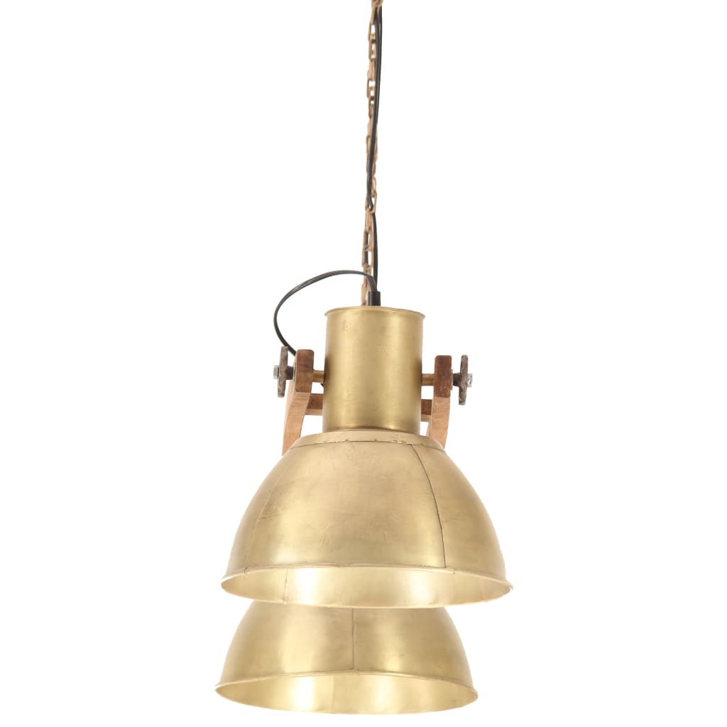 Industriálna závesná lampa 25 W mosadzná 109 cm E27