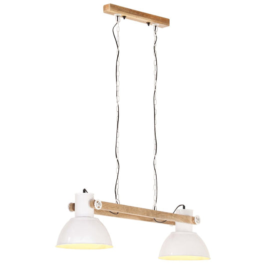 Industriálna závesná lampa 25 W biela 109 cm E27