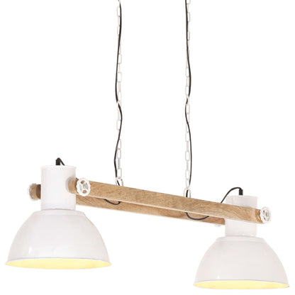 Industriálna závesná lampa 25 W biela 109 cm E27