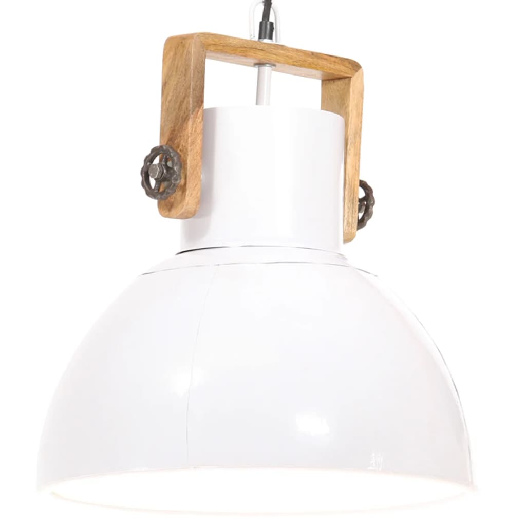 Industriálna Závesná Lampa 25 W, Čierna, Okrúhla 30 Cm E27