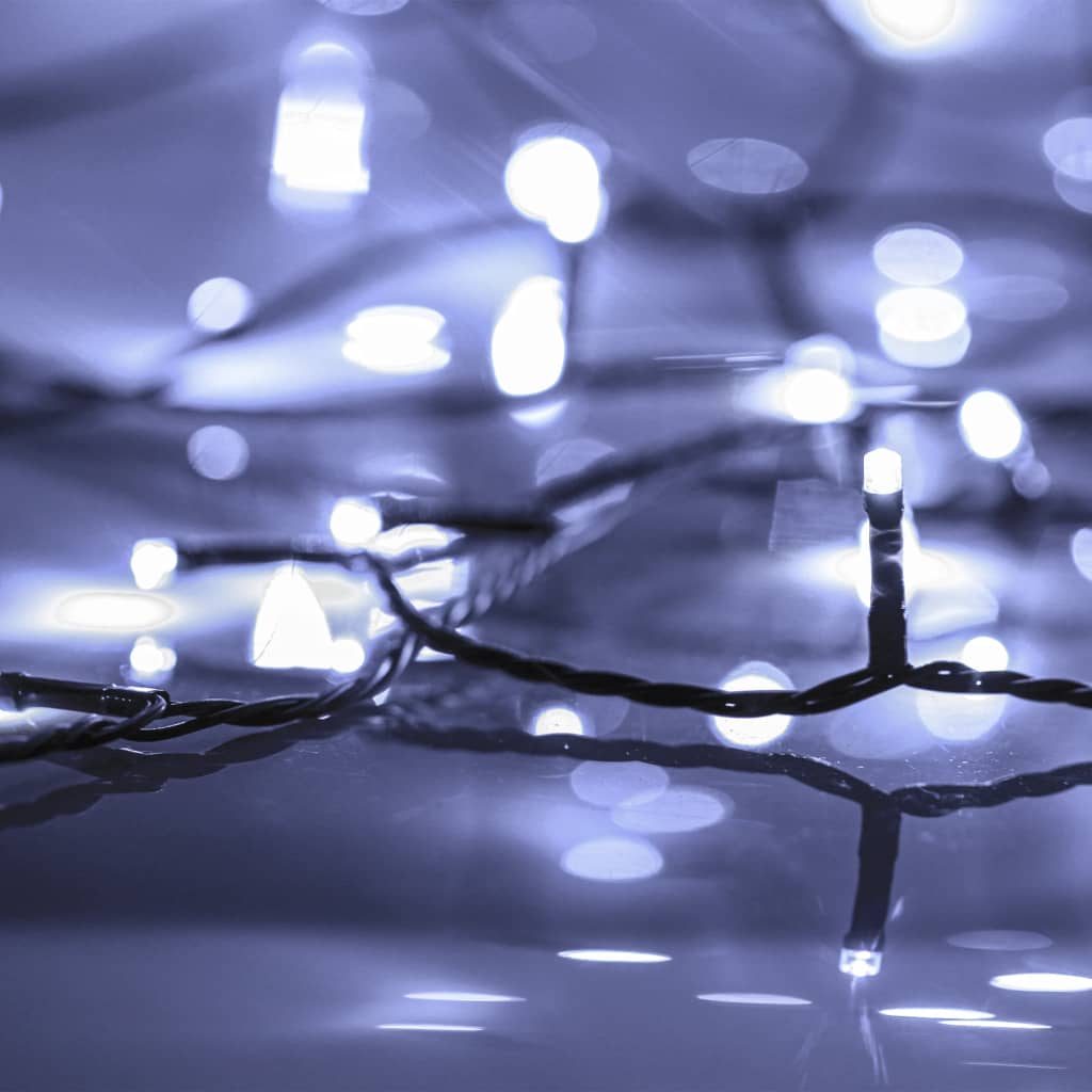 Svetelná reťaz 2000 LED interiér a exteriér IP44 200 m studené biele svetlo