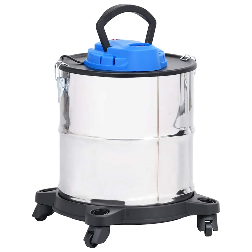 Vysávač na popol s HEPA filtrom 1200 W 20 l nehrdzavejúca oceľ