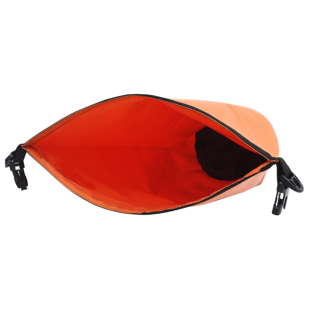 Suchá taška so zipsom oranžová 30 l PVC