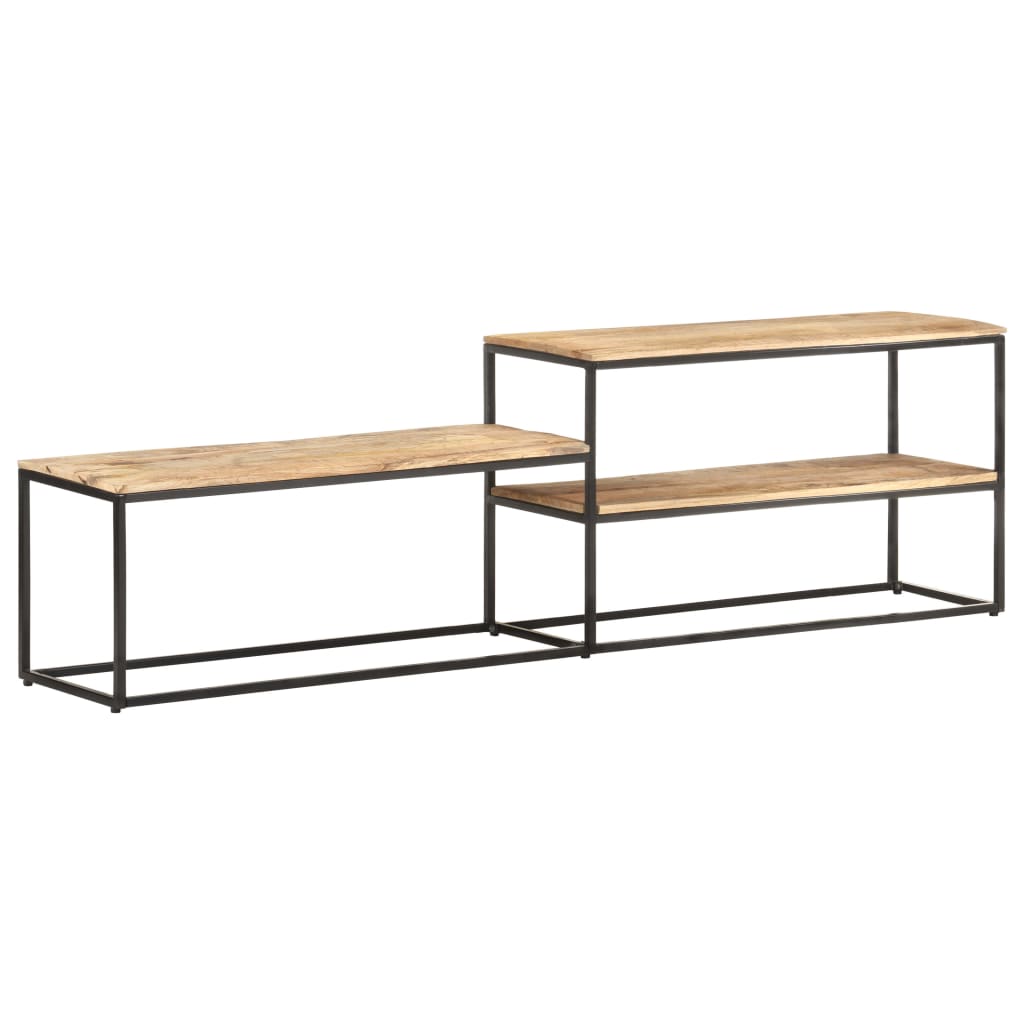 Tv Skrinka 180X30X50 Cm Surový Mangovníkový Masív