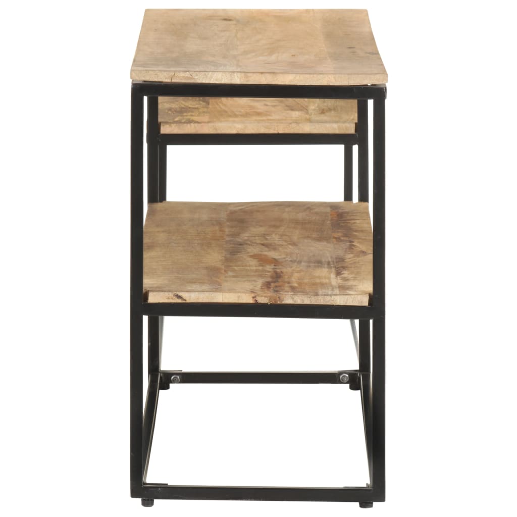 Tv Skrinka 180X30X50 Cm Surový Mangovníkový Masív