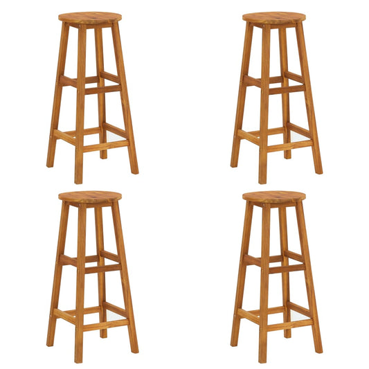 Barové stoličky 4 ks, akáciový masív