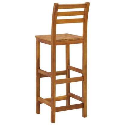Barové stoličky 4 ks, akáciový masív