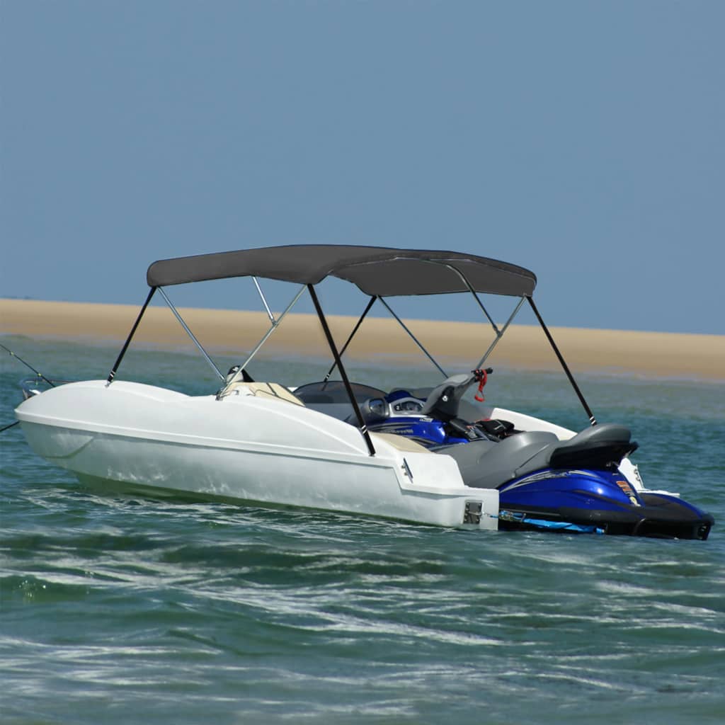 Strieška Bimini s 3 oblúkmi, antracitová 183x196x137 cm