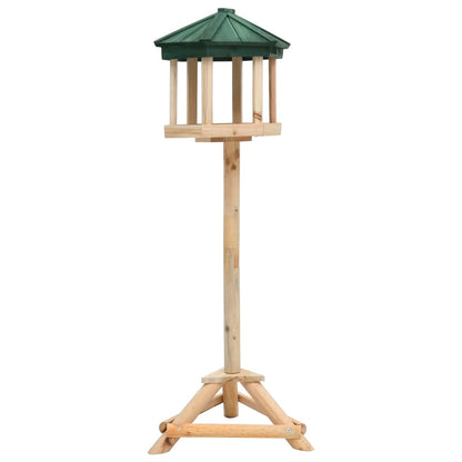 Stojace krmítko pre vtáky jedľové drevo 33x110 cm