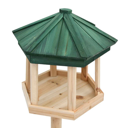 Stojace krmítko pre vtáky jedľové drevo 33x110 cm