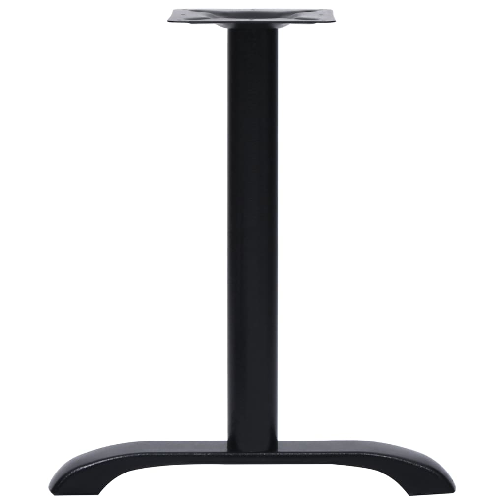 Bistro Table Nohy 2 Ks Čierna 61X8X72 Cm Liatina