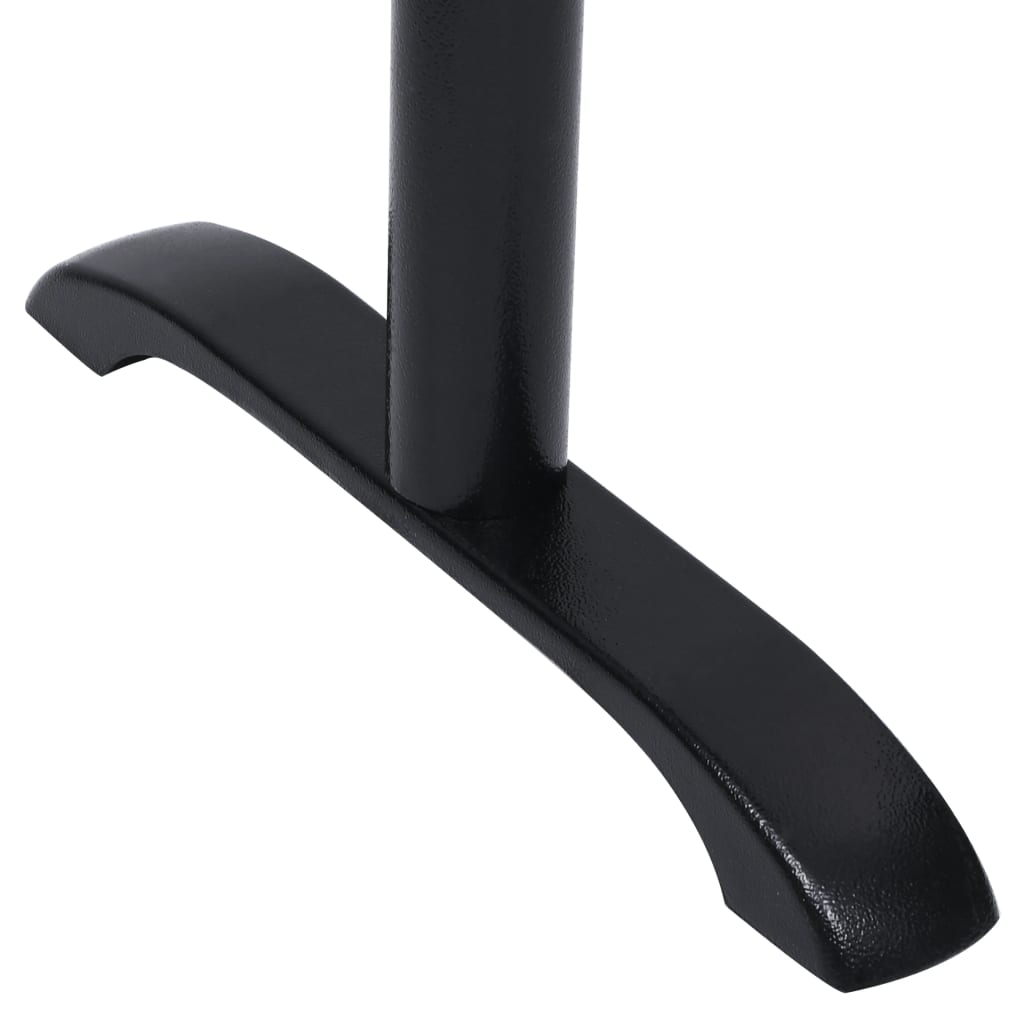 Bistro Table Nohy 2 Ks Čierna 61X8X72 Cm Liatina