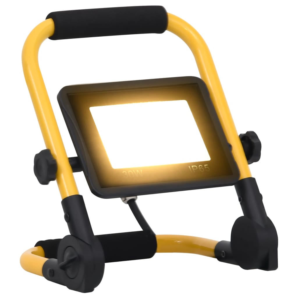 Led Reflektor S Rukoväťou Teplé Biele Svetlo