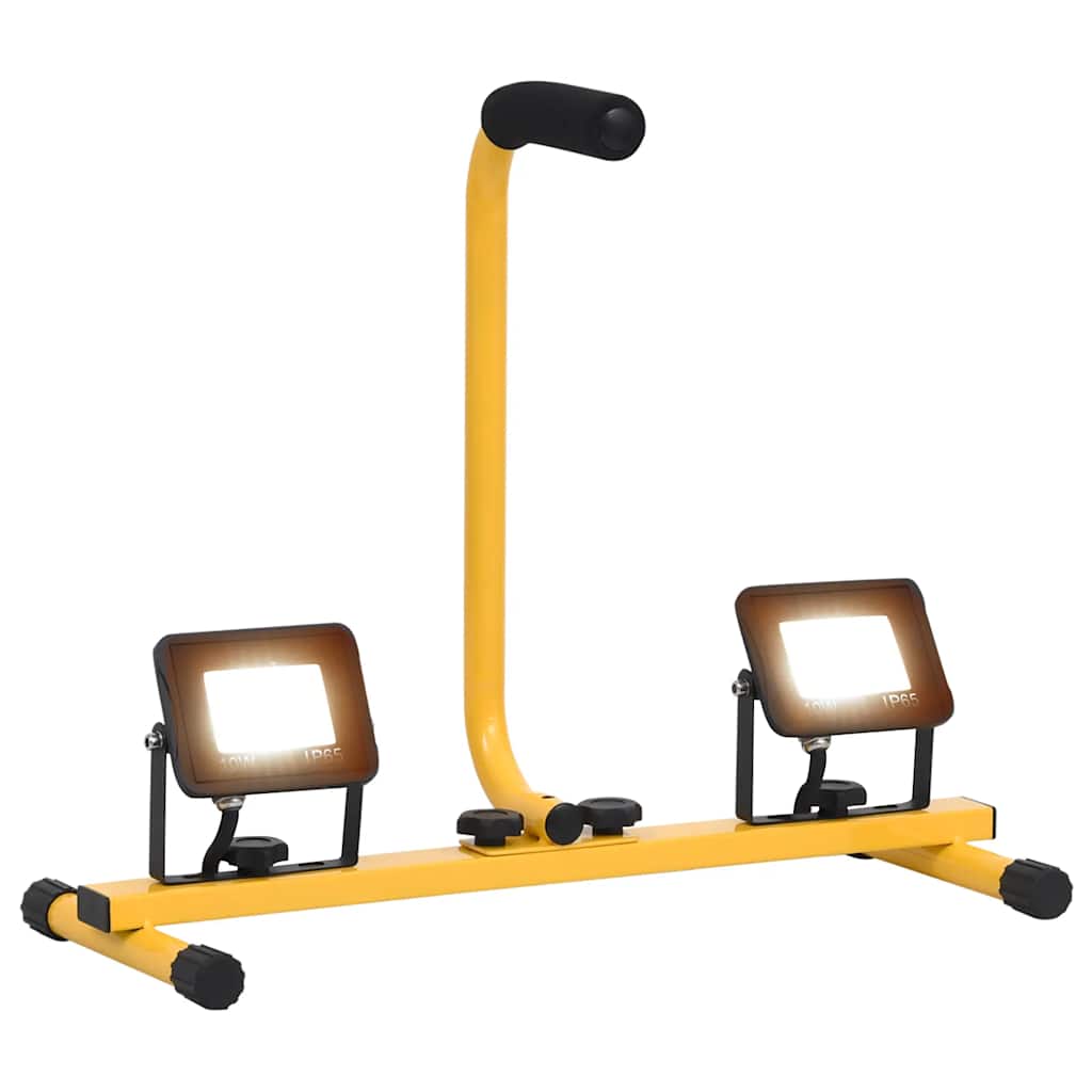 Led Reflektor S Rúčkou Teplé Biele Svetlo