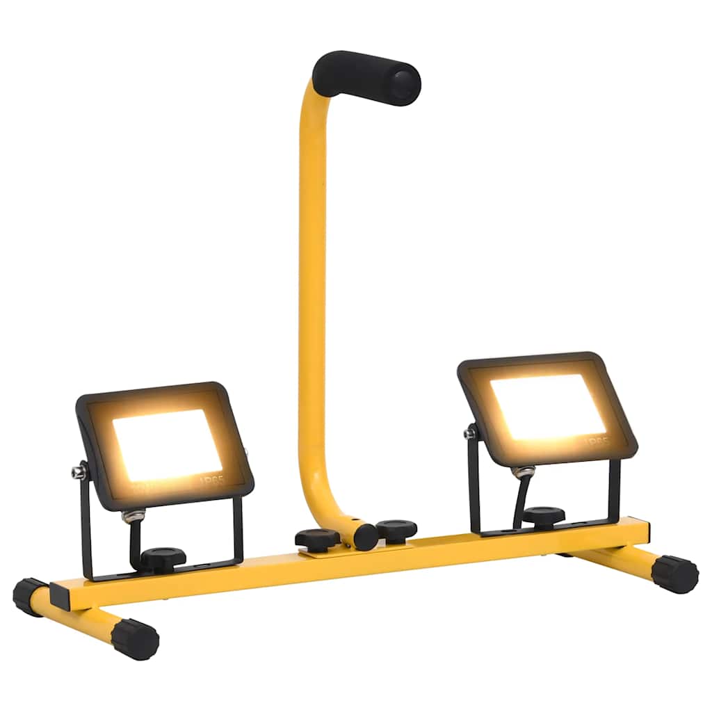 Led Reflektor S Rúčkou Teplé Biele Svetlo