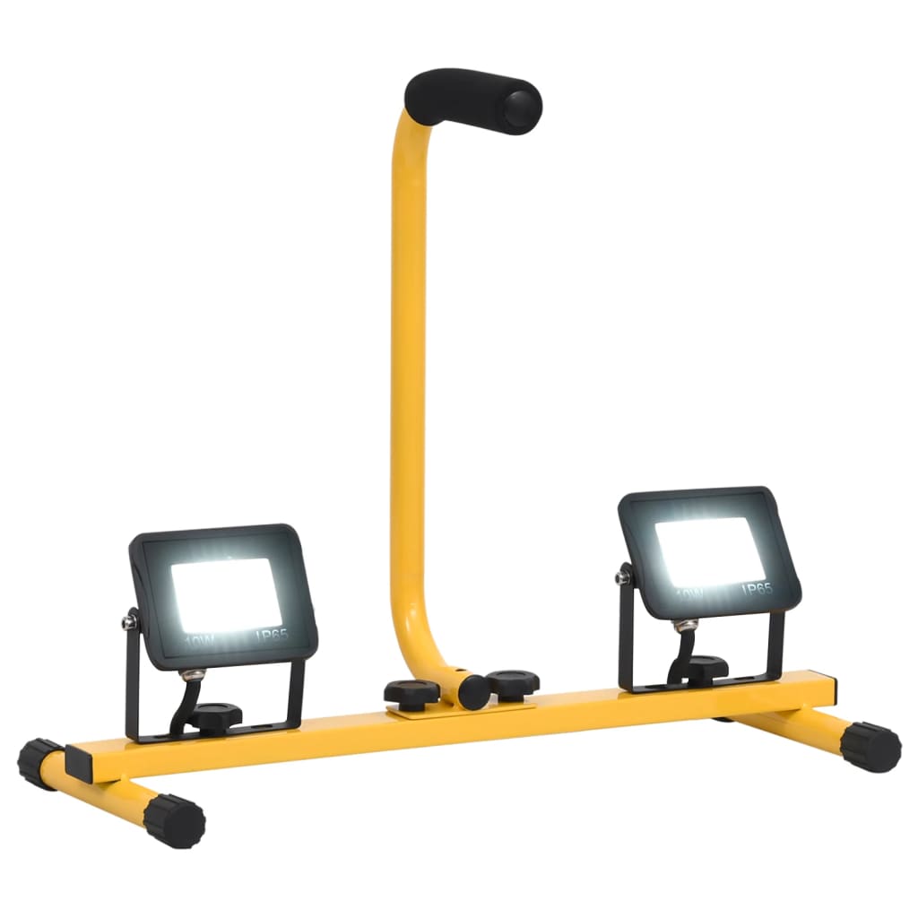 Led Reflektor S Rúčkou Teplé Biele Svetlo