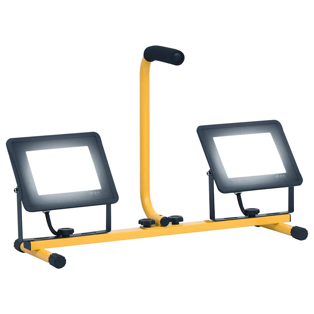 Led Reflektor S Rúčkou Teplé Biele Svetlo