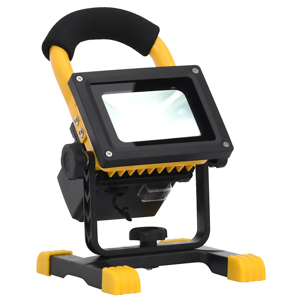 Nabíjateľný Led Reflektor S Rukoväťou Studené Biele Svetlo