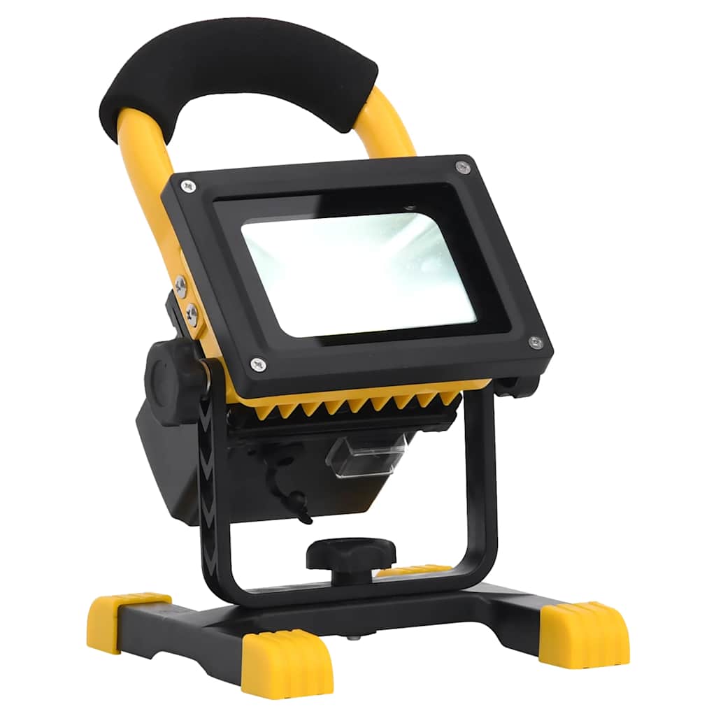 Nabíjateľný Led Reflektor S Rukoväťou Studené Biele Svetlo