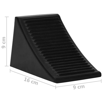 Zakladacie kliny 4 ks 16x9x9 cm guma