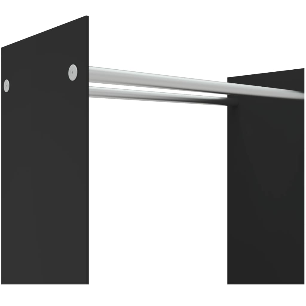 Stojan Na Palivové Drevo Čierny Tvrdené Sklo